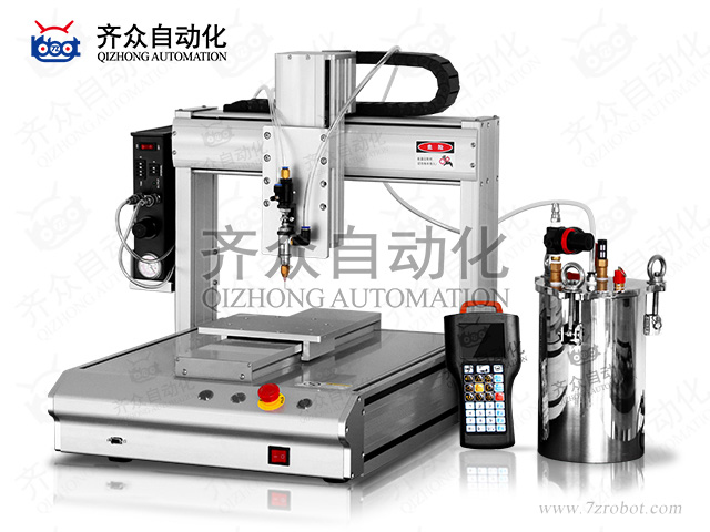 膠閥儲(chǔ)料桶式三軸全自動(dòng)點(diǎn)膠機(jī)